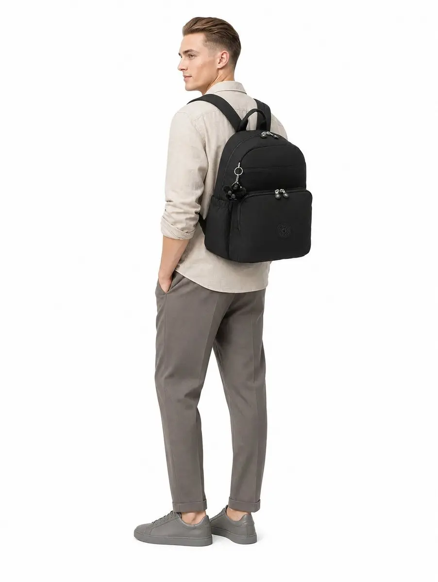 Kipling Basic Maisie Rugzak 40cm - Antraciet