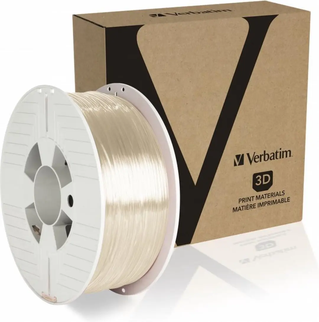 Verbatim PET-G 3D Filament 1kg - Ø1,75mm Transparant