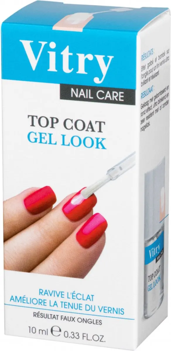 Vitry Nagelverzorging Top Coat Gel Look 10ml