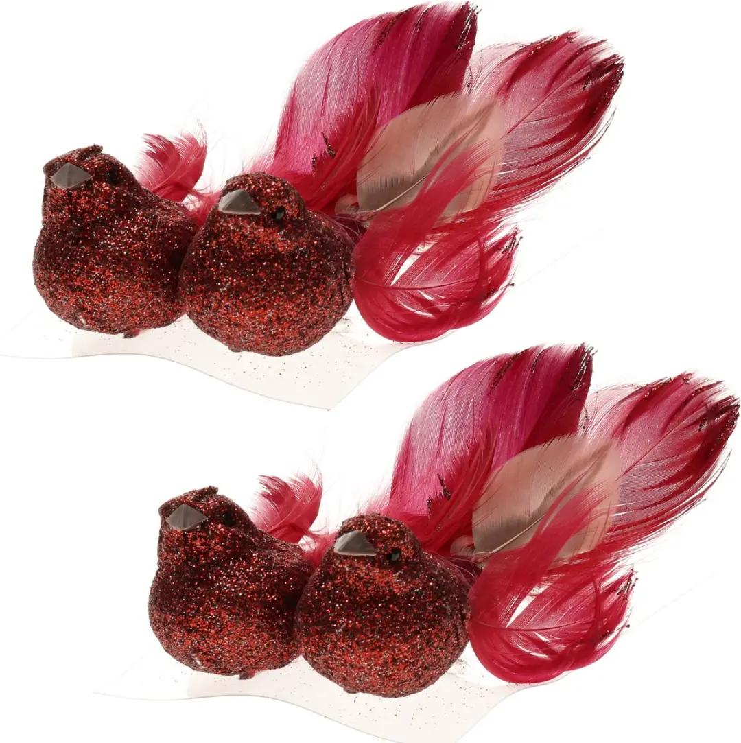 Cosy&Trendy Glitter Vogels 11cm