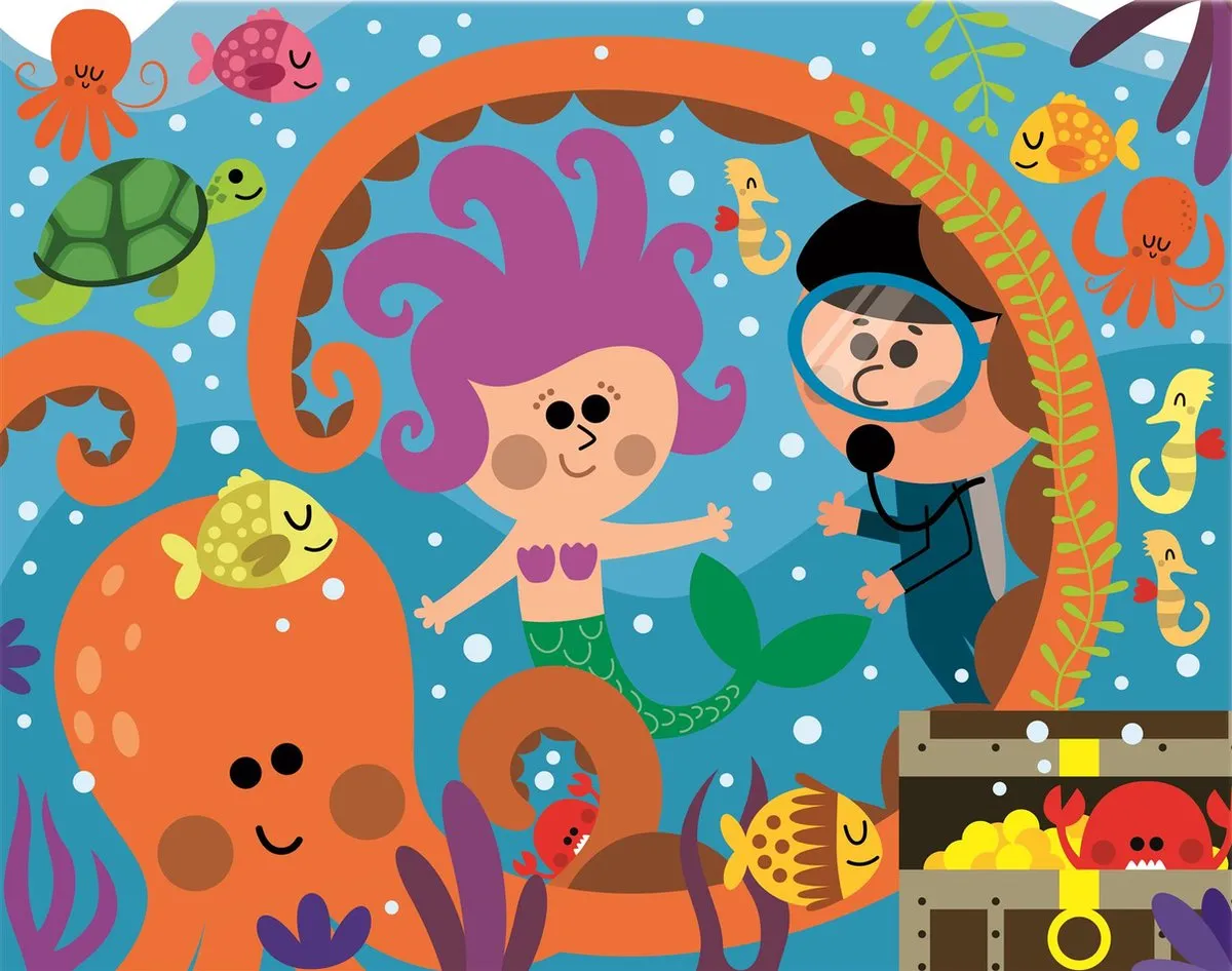 Clementoni Water Magic Noli The Deep Sea Puzzel 30 Stuks - 3-5 jaar