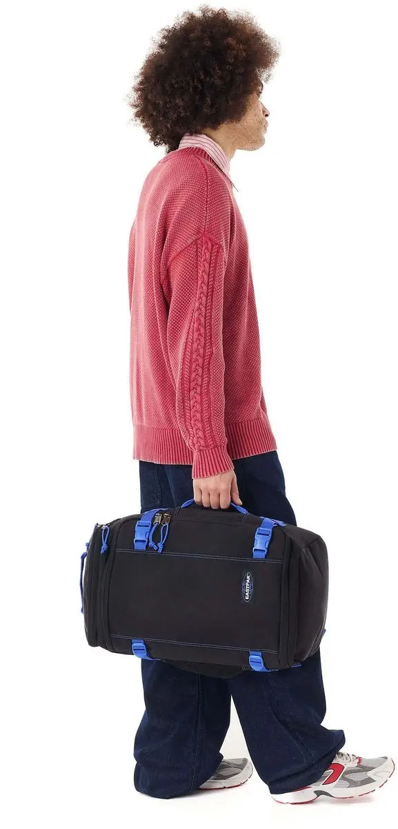 Eastpak Carry Pack Duffel Backpack 30L EK0A5BHJ B0Q - 17 inch - Zwart/Blauw - afbeelding 6 van 6