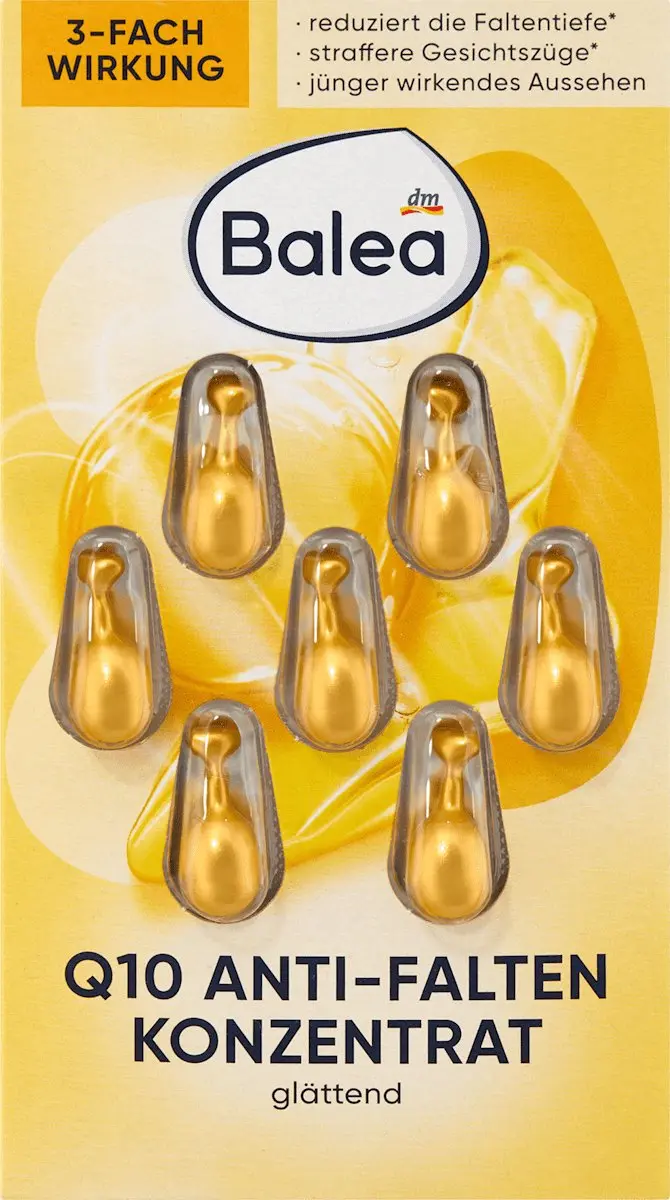 Balea Q10 Anti-Rimpel Gezichtsconcentraat 7 Capsules