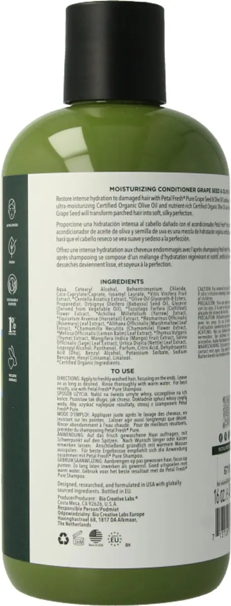 Petal Fresh Conditioner Druivenpit & Olijfolie 475ml