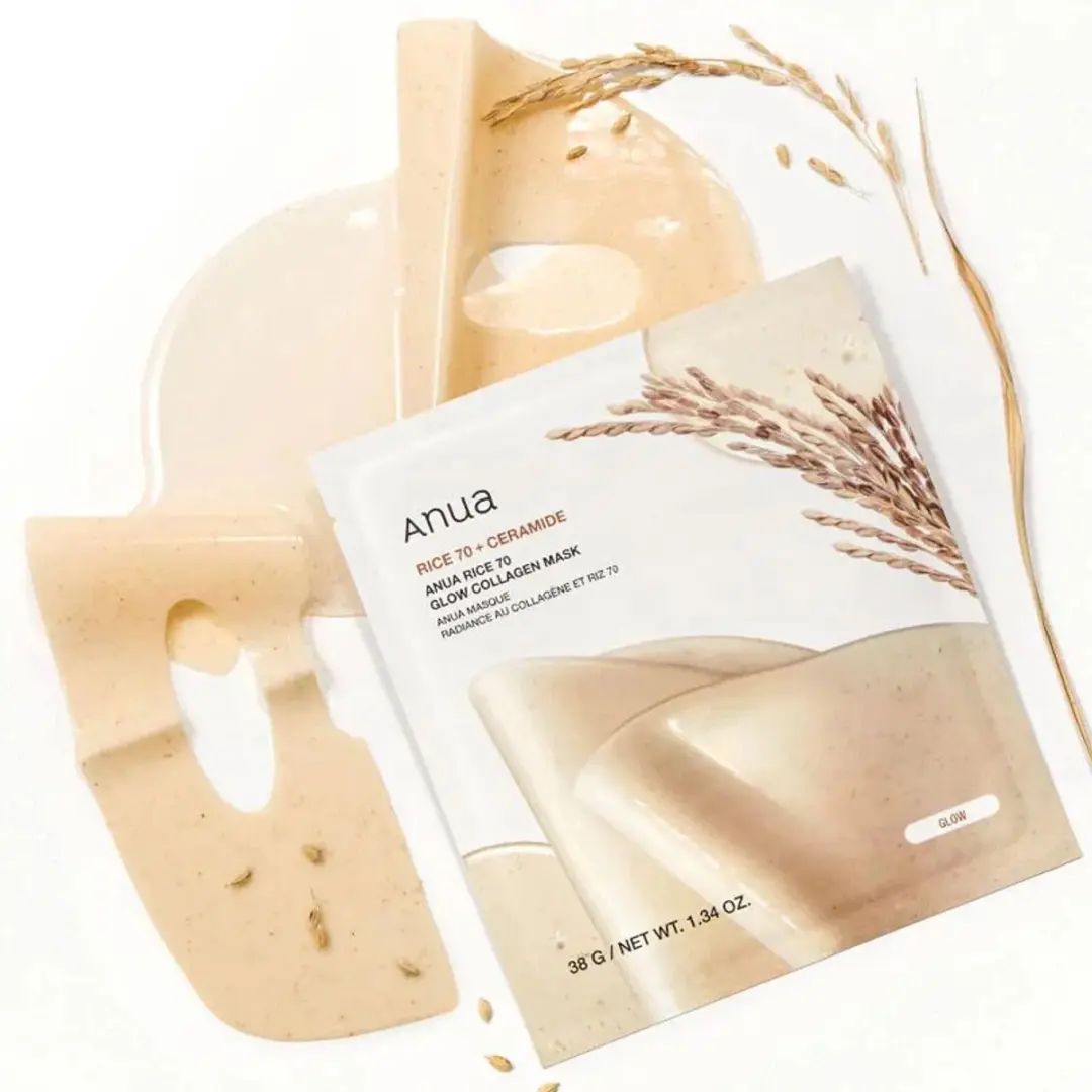 Anua Rice 70 Glow Collageen Mask