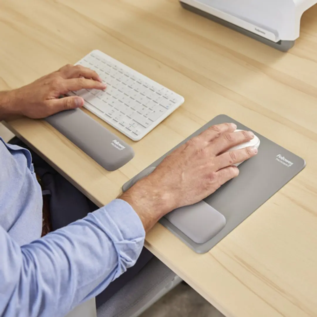 Fellowes Polssteun Silicone Grijs
