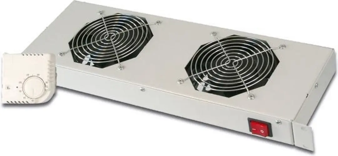 Digitus DN-19 FAN-2-HO Koelingseenheid - Grijs