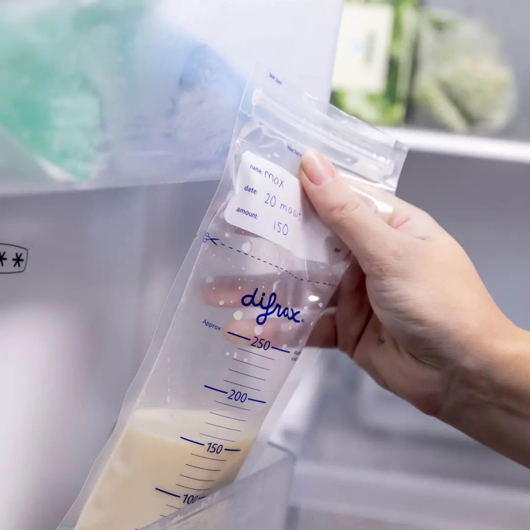 Difrax Moedermelk Bewaarzakjes 40 Stuks - 250ml