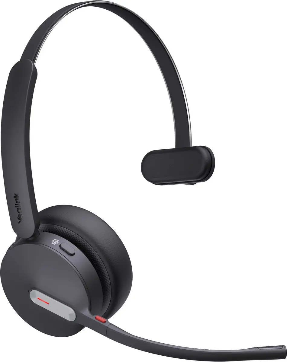 Yealink BH70 Mono Teams Headset - Bluetooth 5.2 - Zwart