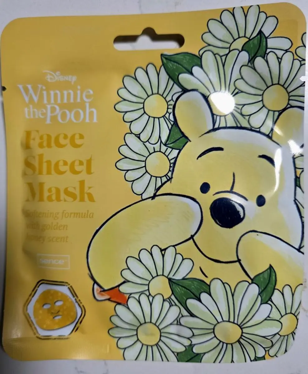 Sence Disney Winnie de Pooh Goud Gezichtsmasker 20ml