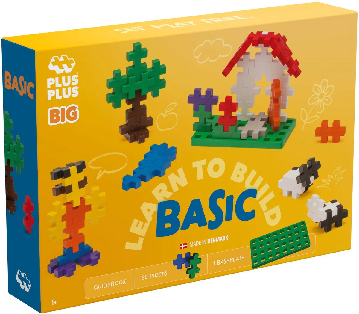 Plus-Plus Learn to Build 3288 Bouwset - 60 Stuks - Basic Mix