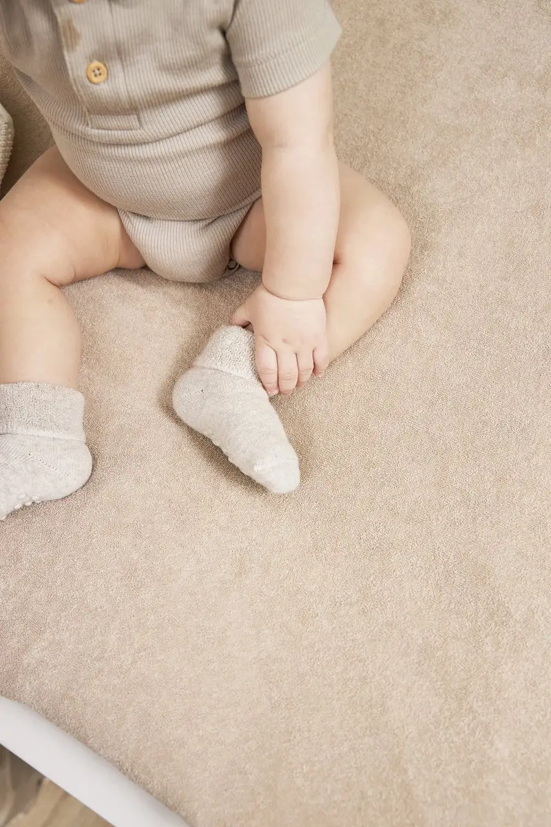 Meyco Baby Uni Aankleedkussenhoes - 2 Stuks 85x75cm Sand