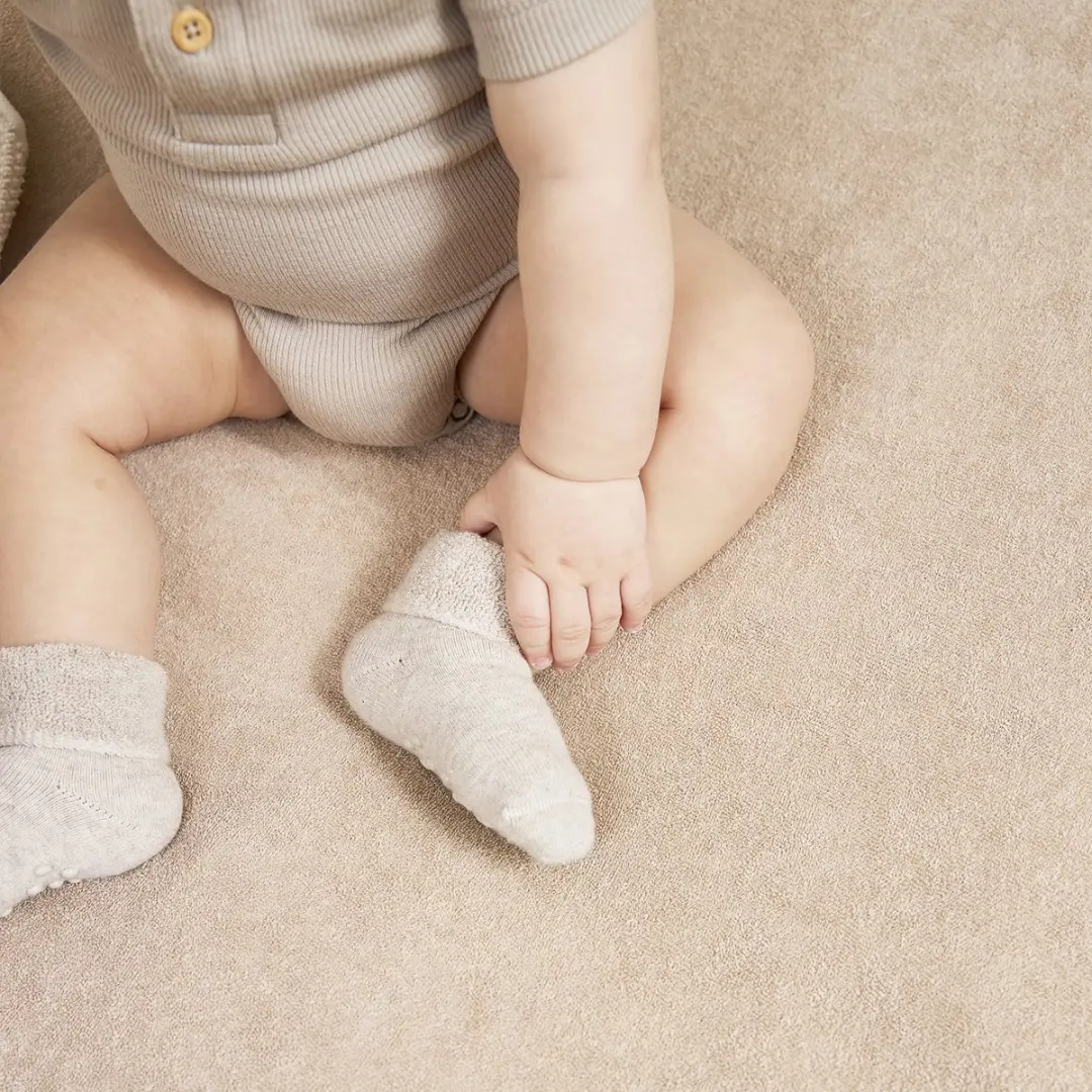Meyco Baby Uni Aankleedkussenhoes - 2 Stuks 85x75cm Sand