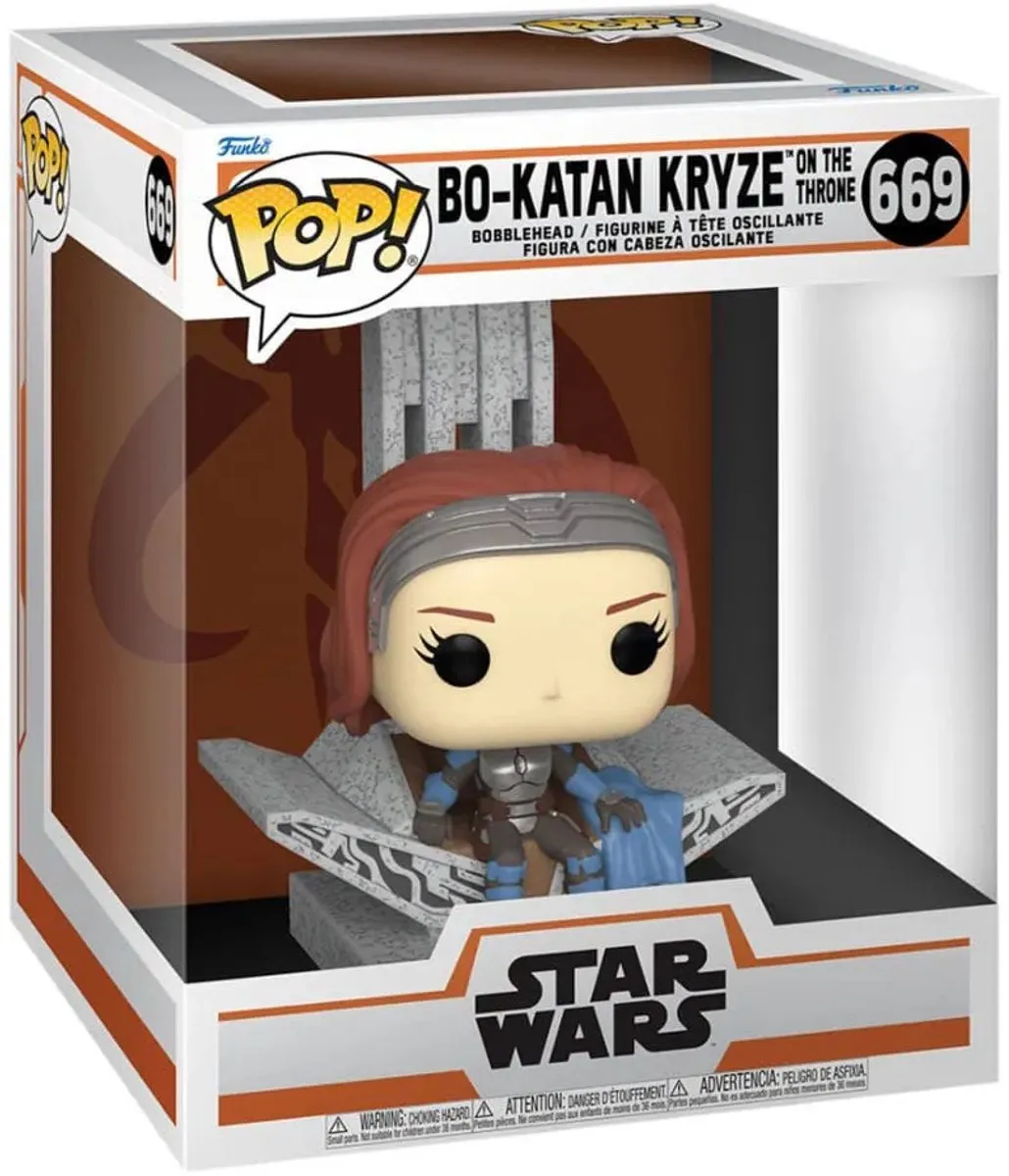 Funko Pop Star Wars Bo-Katan Kryze met Troon #669 - Vinylfiguur - Multi - afbeelding 6 van 6