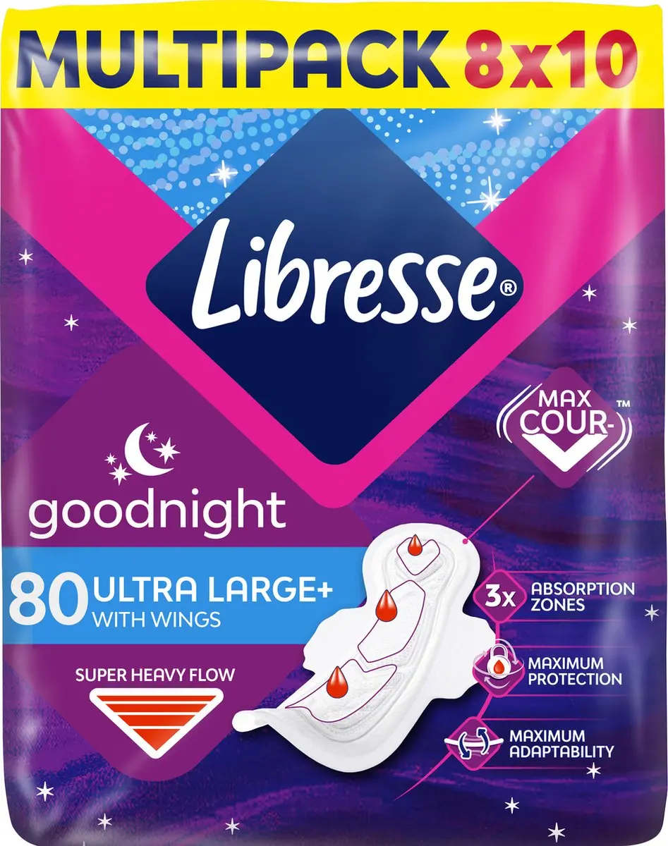 Libresse Ultra Goodnight Wing Maandverband
