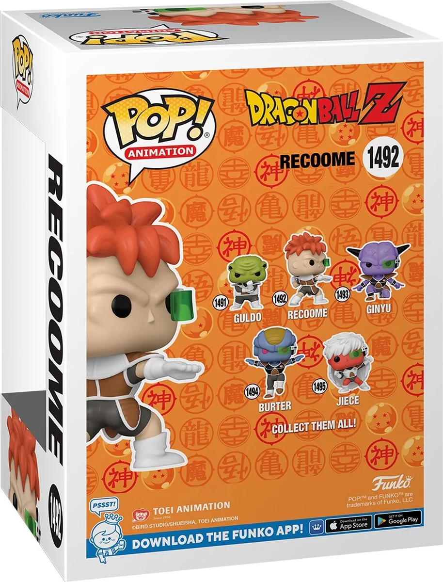 Funko Dragon Ball Z POP! Recoome Vinyl Figure - 9cm - Roze