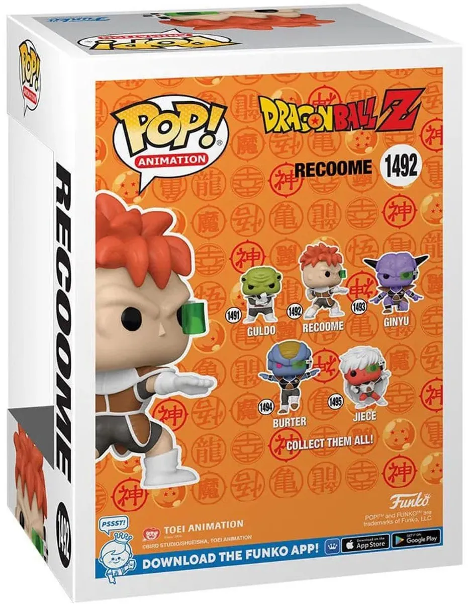 Funko Dragon Ball Z POP! Recoome Vinyl Figure - 9cm - Roze
