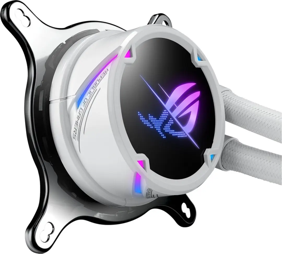 ASUS ROG STRIX LC II 240 ARGB Wit Koelsysteem - 2 Ventilatoren