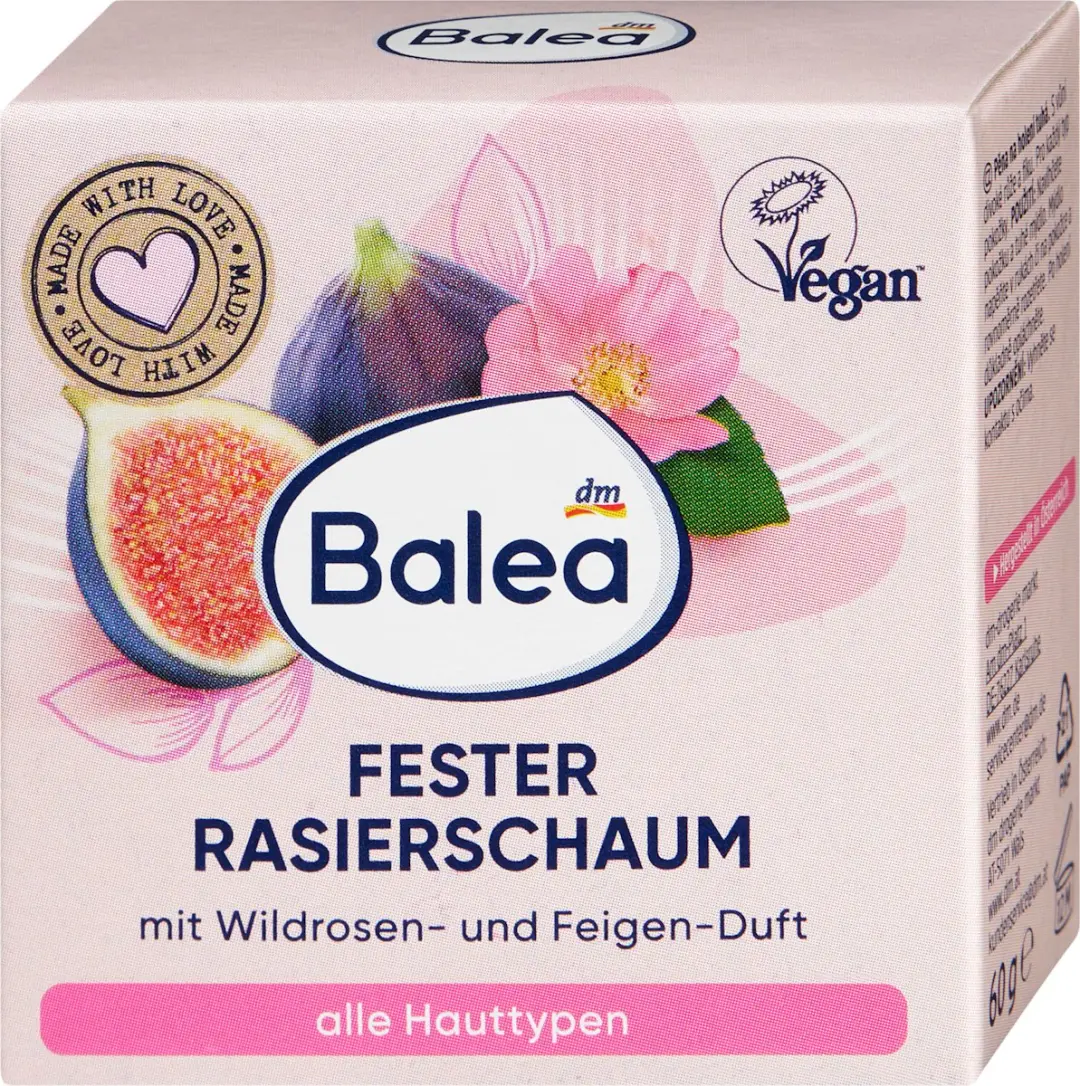 Balea Vast Scheerschuim Wildroos 60g