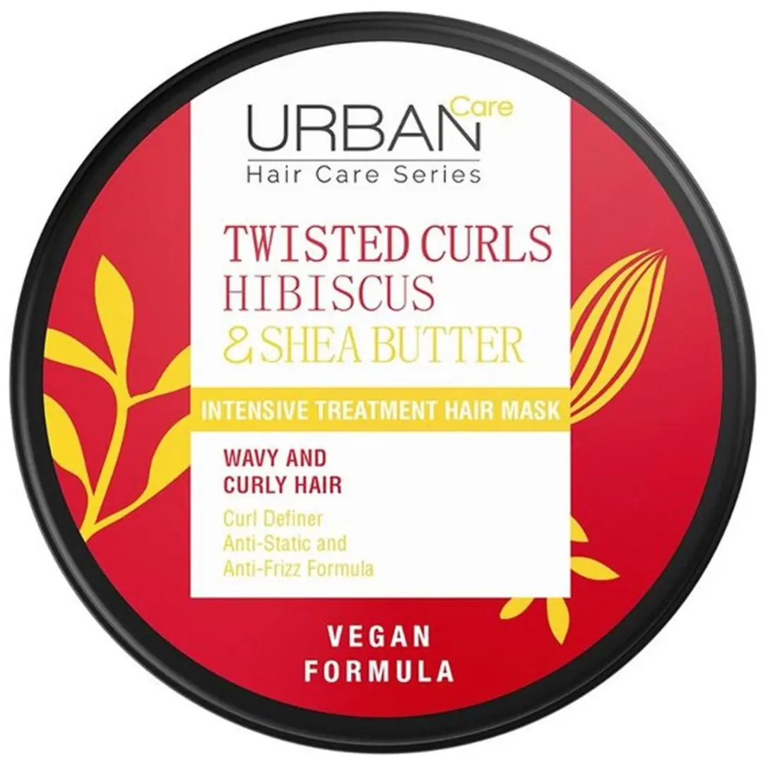 Urban Care Twisted Curls Intensief Haarmasker 230ml - Zwart/Rood
