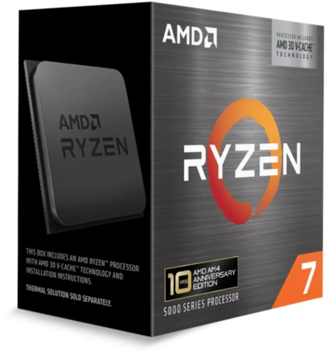AMD Ryzen 7 5800X3D 10th Anniversary Edition - AM4 - 4,50 GHz