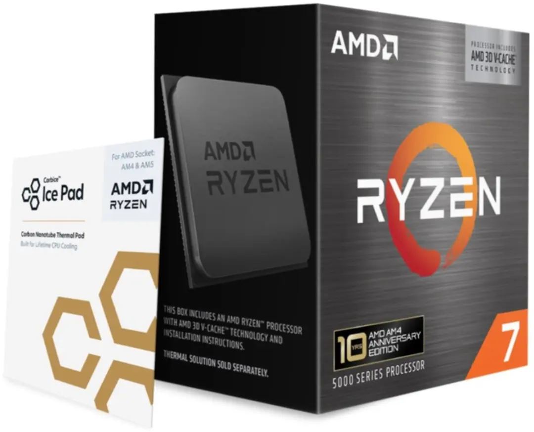 AMD Ryzen 7 5800X3D 10th Anniversary Edition - AM4 - 4,50 GHz