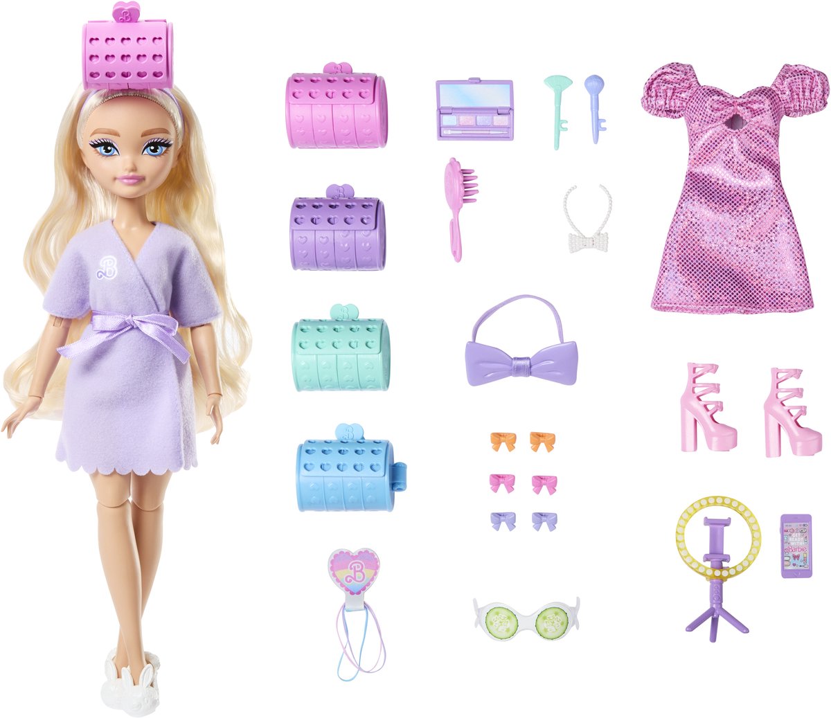 Mattel Barbie pop Malibu Dream Besties met accessoires haarstyling.