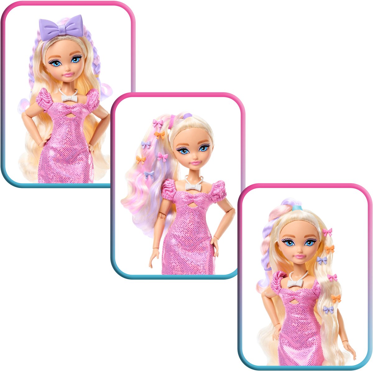 Mattel Barbie pop Malibu Dream Besties met accessoires haarstyling.