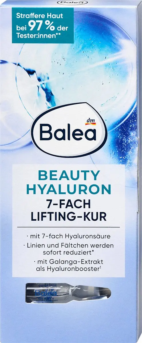 Balea Beauty Hyaluron 7-daagse Liftingkuur 7x1ml