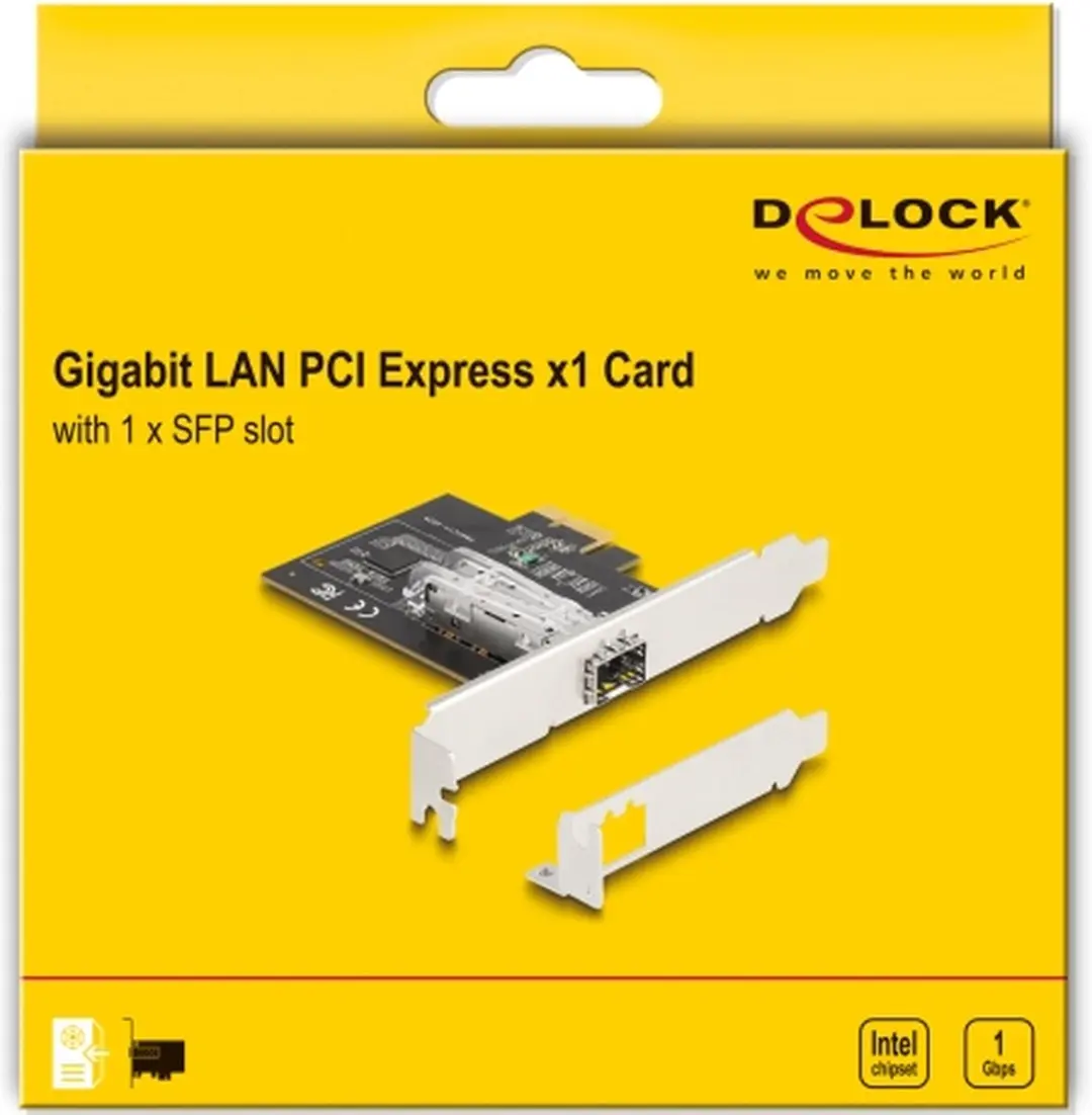 Delock 88318 PCIe Netwerkkaart - 1x SFP 1000 Mbit/s
