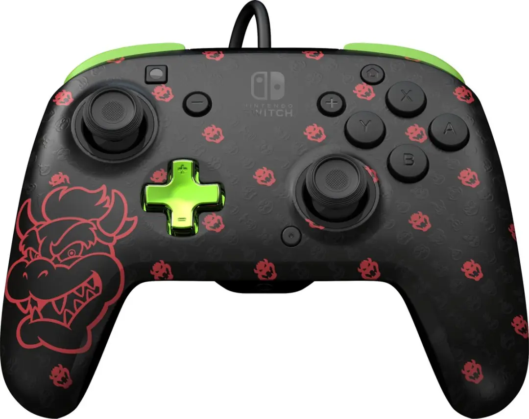 PDP Gaming Rematch Controller Bowser Glow in the Dark 500-134-BSGID - Nintendo Switch - afbeelding 6 van 6