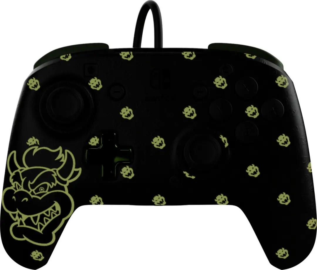 PDP Gaming Rematch Controller Bowser Glow in the Dark 500-134-BSGID - Nintendo Switch