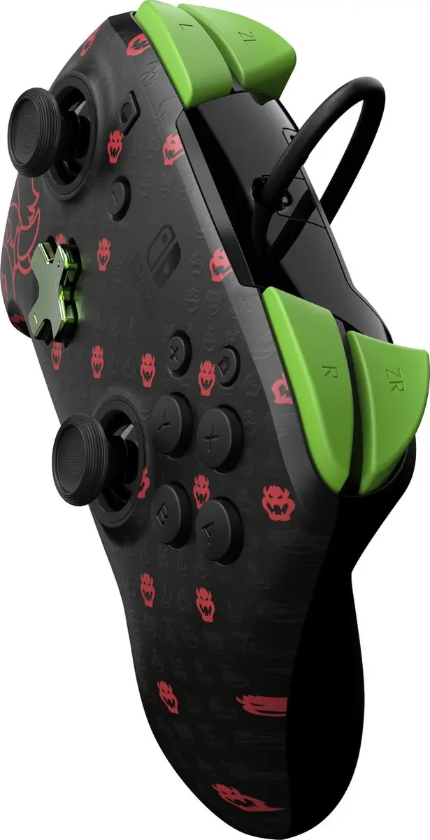 PDP Gaming Rematch Controller Bowser Glow in the Dark 500-134-BSGID - Nintendo Switch