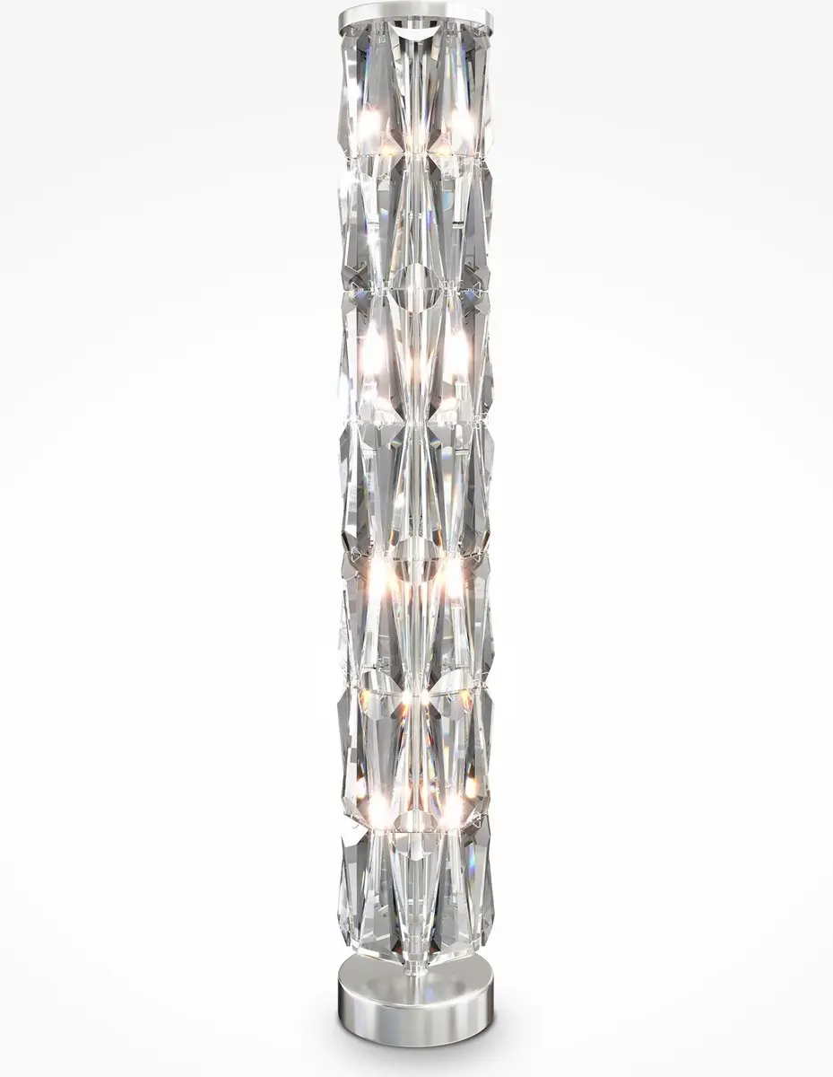 Maytoni Vloerlamp Puntes Ø20cm - 8 Lichtpunten - Chroom