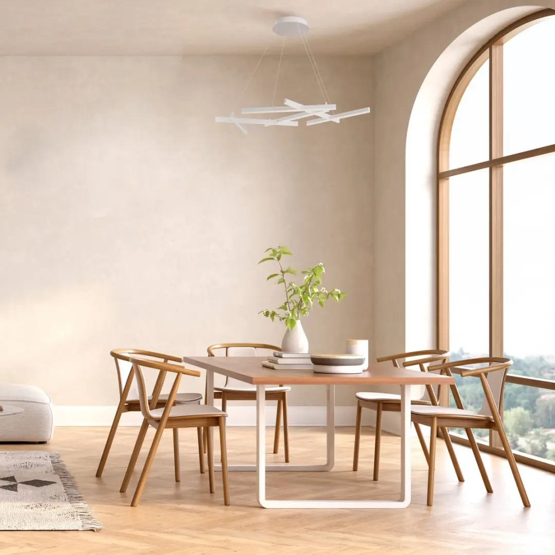 Maytoni Hanglamp Line Wit - 6 Lichtpunten 3000K