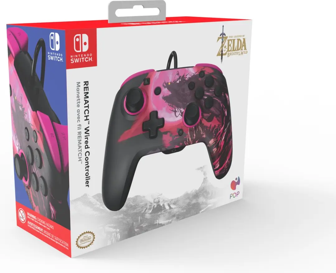 PDP Gaming Rematch Controller Calamity Ganon 500-134-GANON - Nintendo Switch