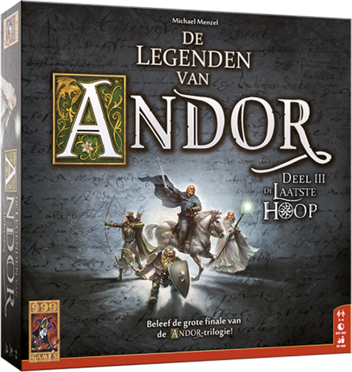 999 Games - De Legenden van Andor: De laatste Hoop Bordspel - Coöperatief spel