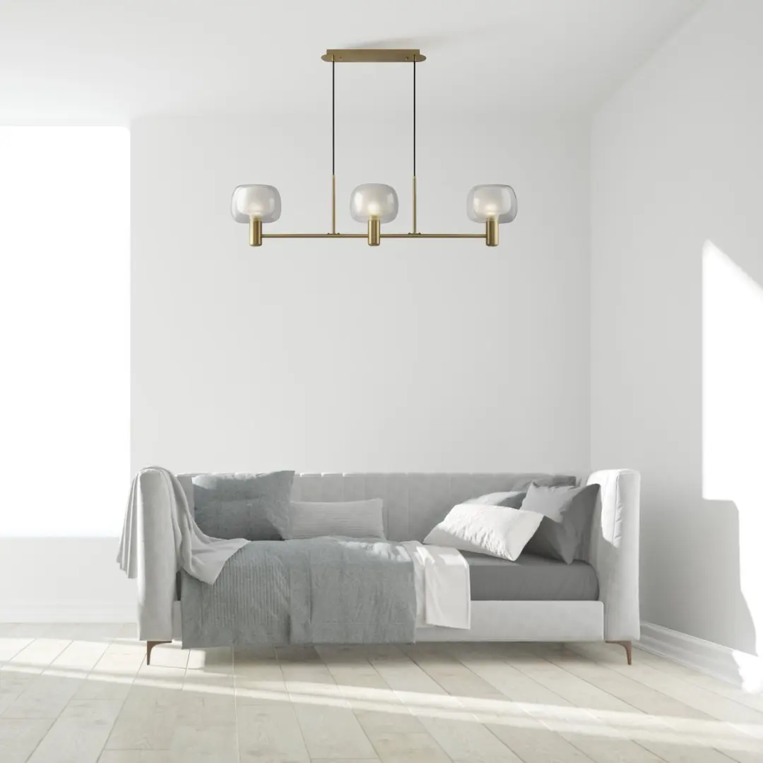 Maytoni Vision Hanglamp Goud - 3 Lichtpunten