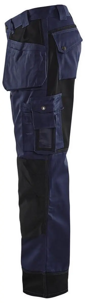 Blåkläder Werkbroek 1503-1860 - Marineblauw/Zwart - Maat 46 - afbeelding 6 van 6