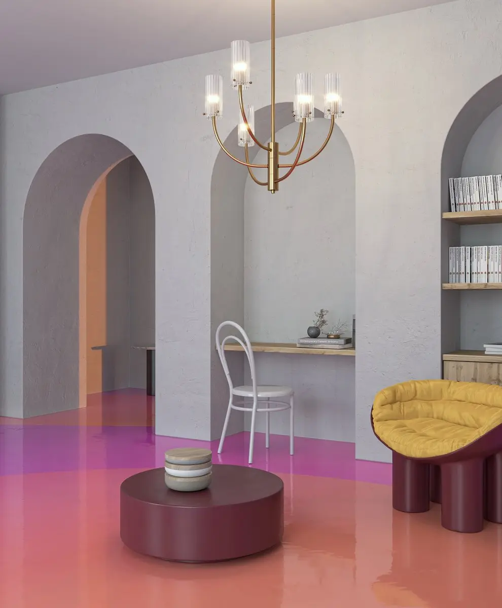 Maytoni Hanglamp Arco Messing - Ø35cm