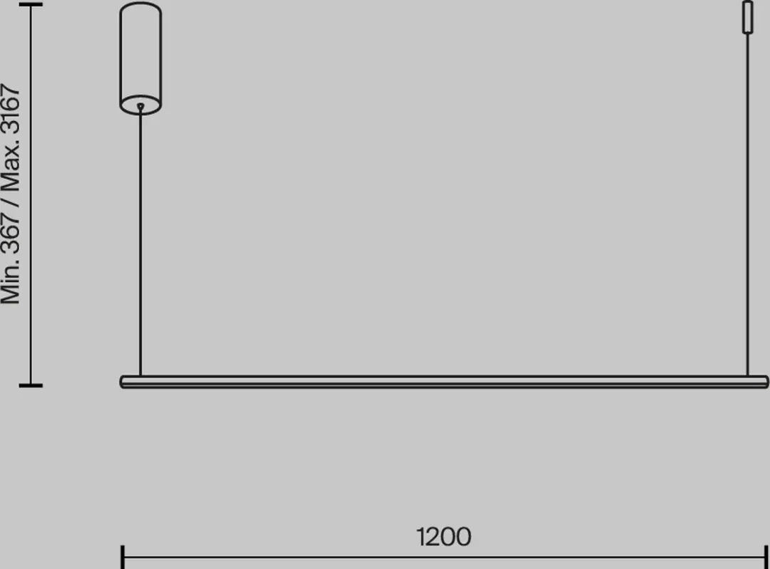 Maytoni Hanglamp Halo - 16W - Zwart