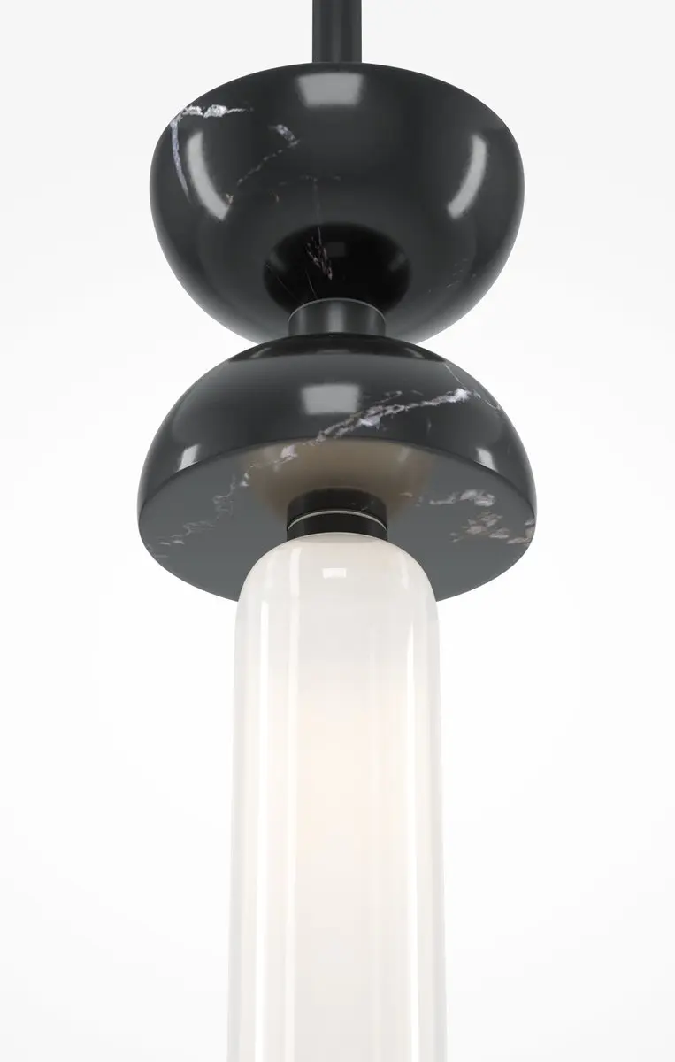 Maytoni Hanglamp Kyoto - Ø10cm - Zwart