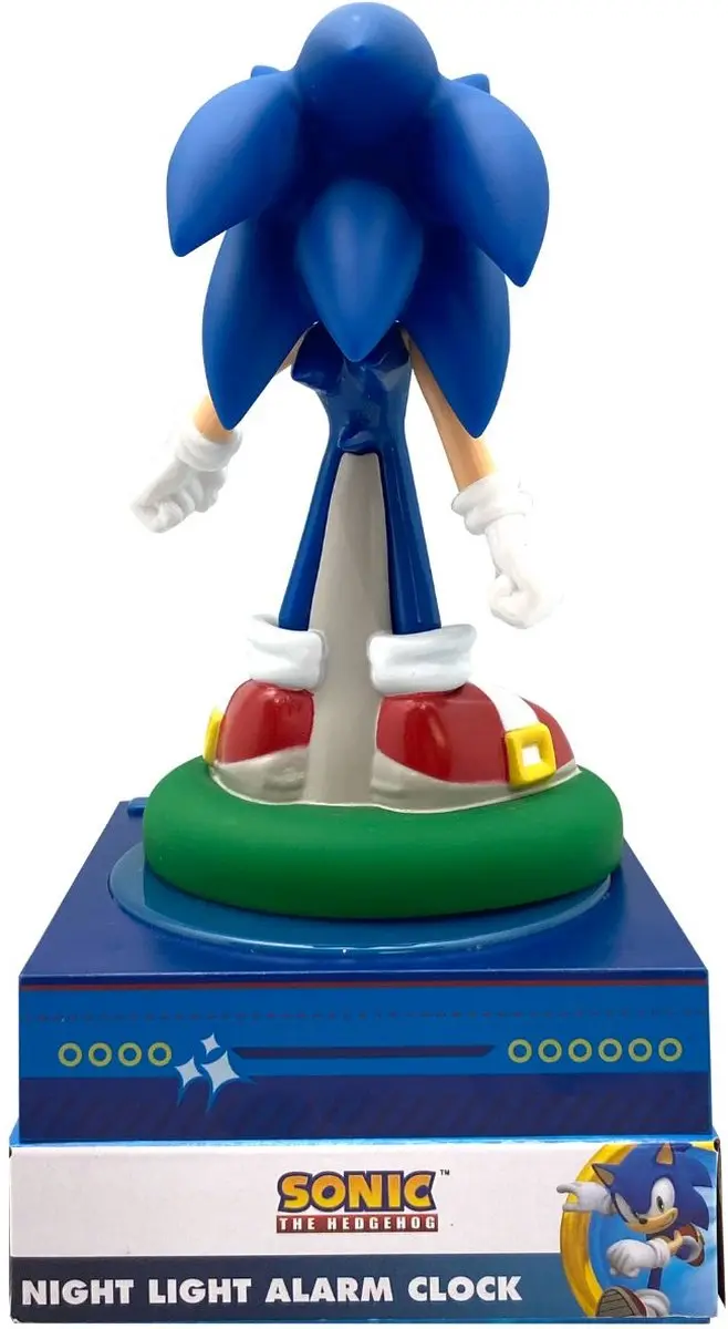 Sonic the Hedgehog Nachtlamp Wekker - Blauw