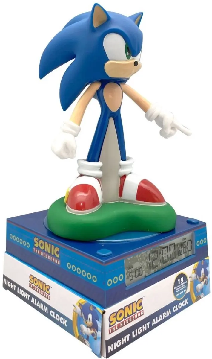 Sonic the Hedgehog Nachtlamp Wekker