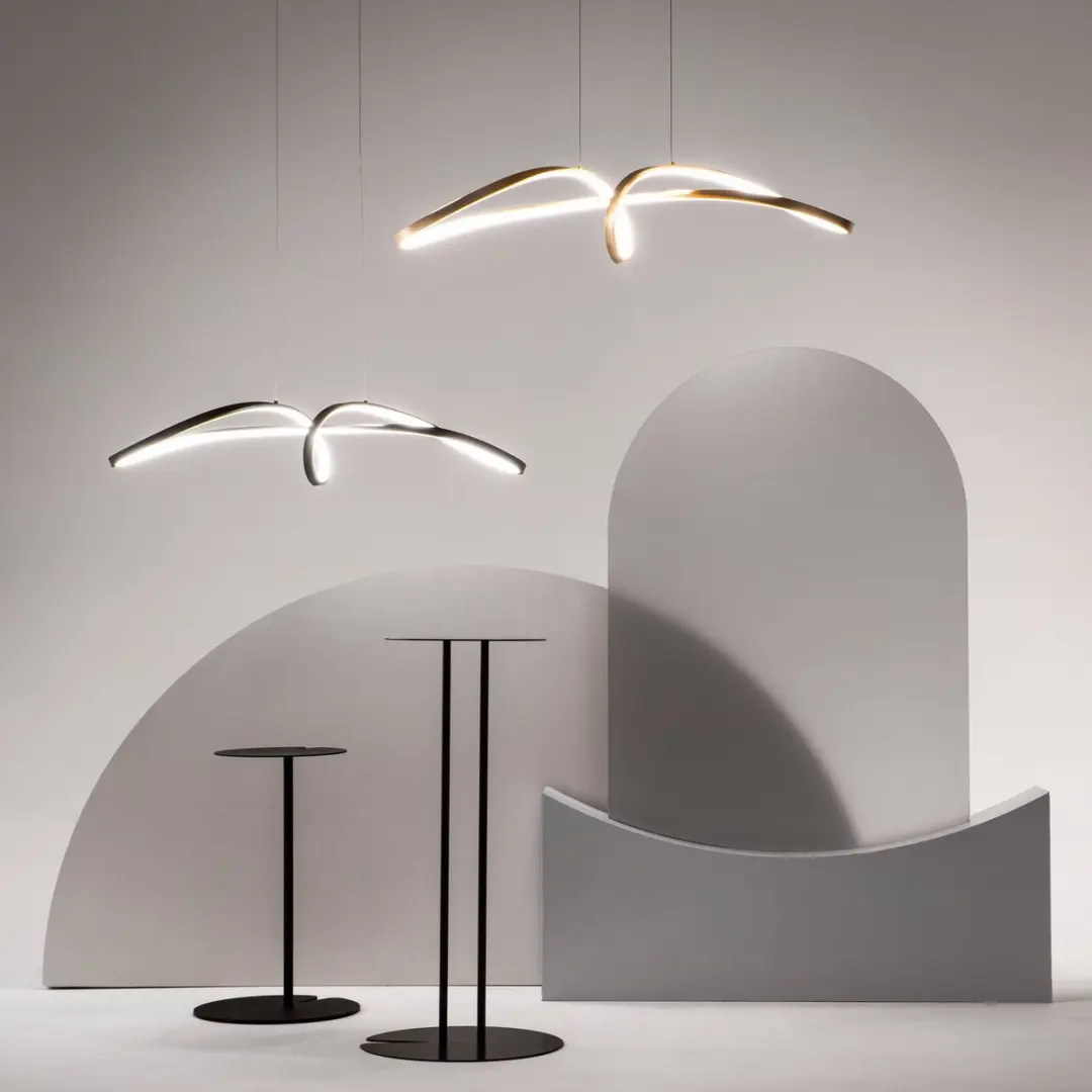 Maytoni Curve Hanglamp - Goud