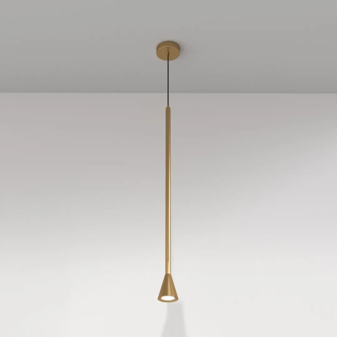 Maytoni Technical Hanglamp Arrow Goud - Ø7,5cm