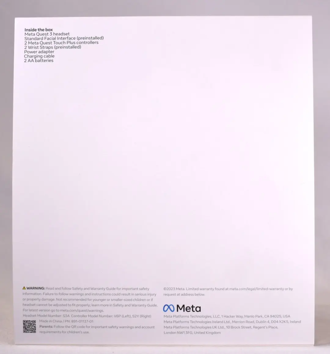 Meta Quest 3 Headset 512GB - Wit