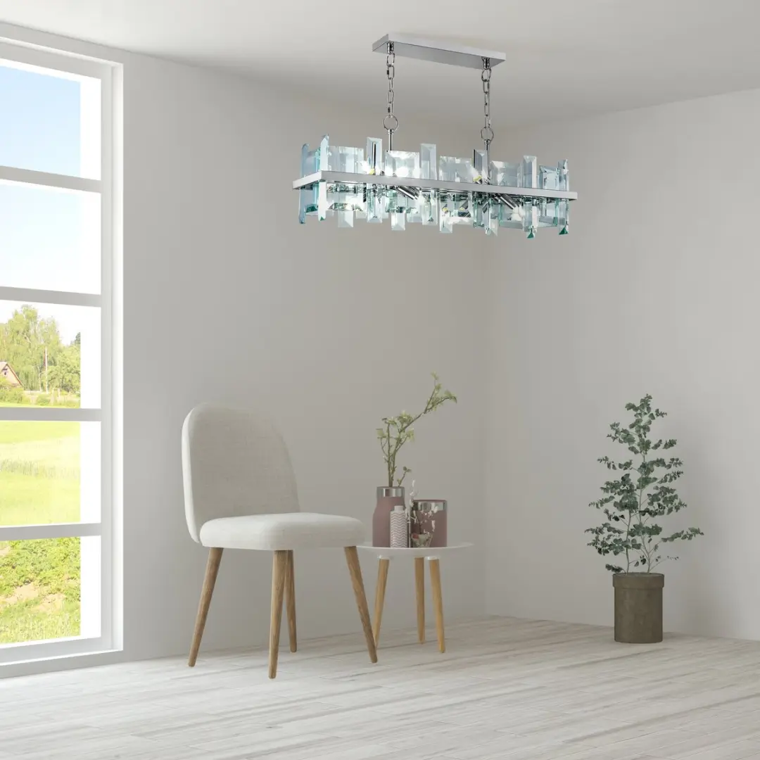 Maytoni Hanglamp Cerezo 8x40W - Zilver