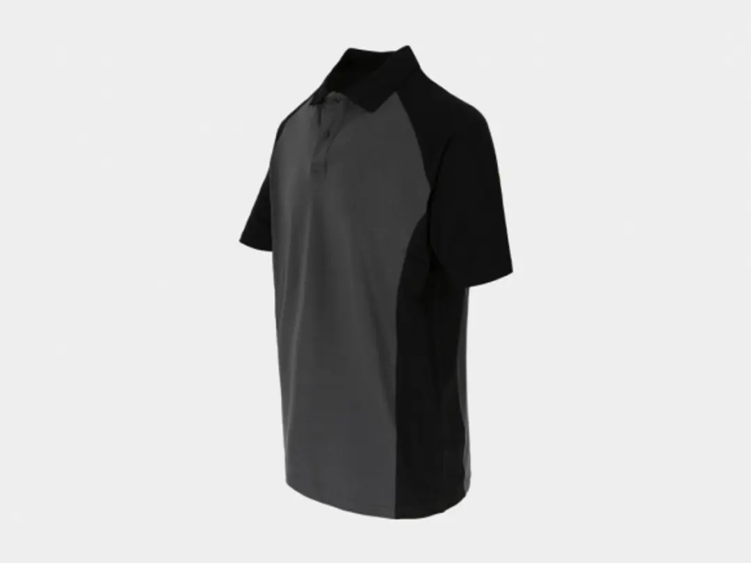 Herock Brabo Polo Korte Mouwen - XL - Antraciet/Zwart