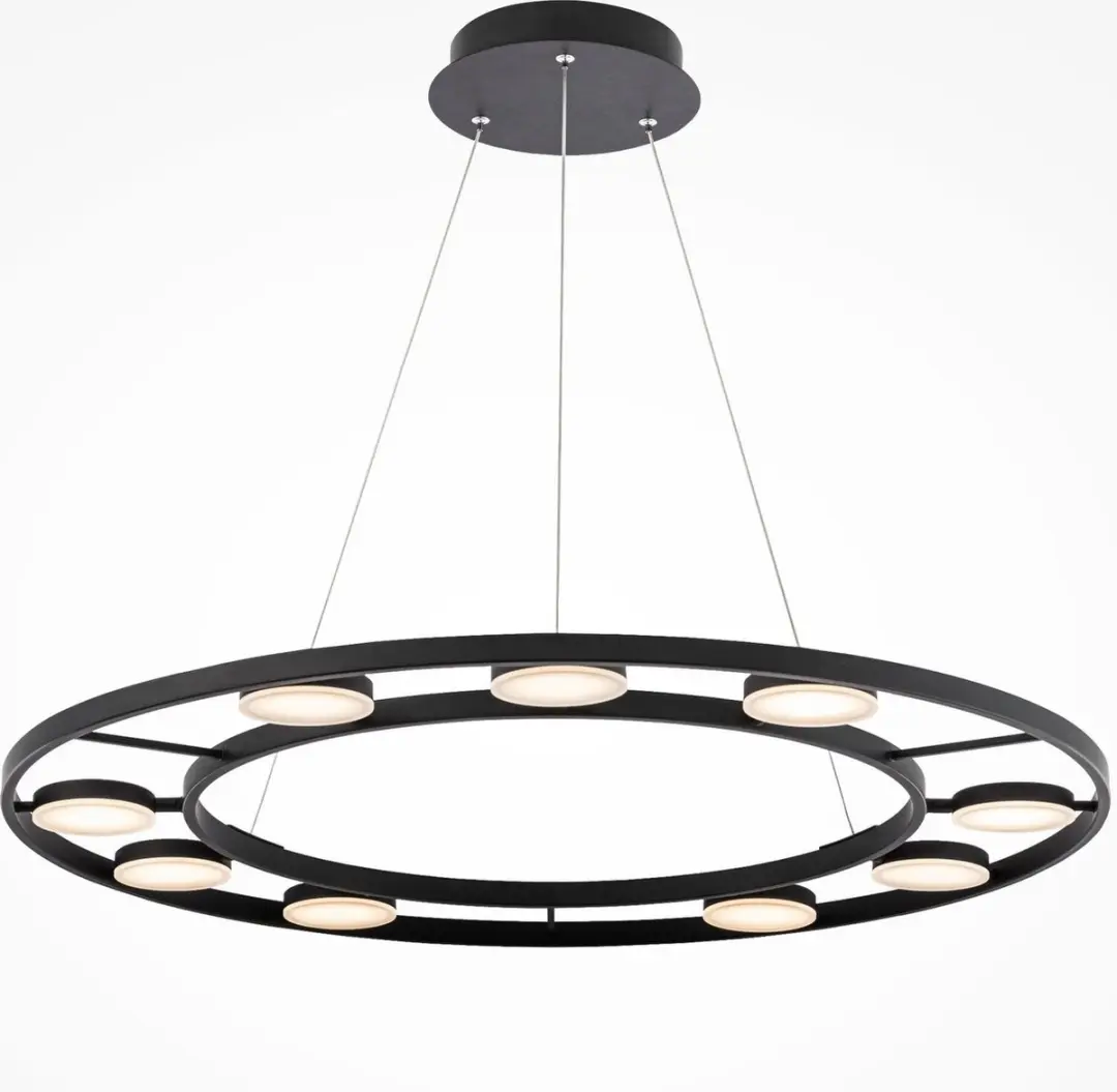Maytoni Fad Hanglamp - Zwart - Ø80cm